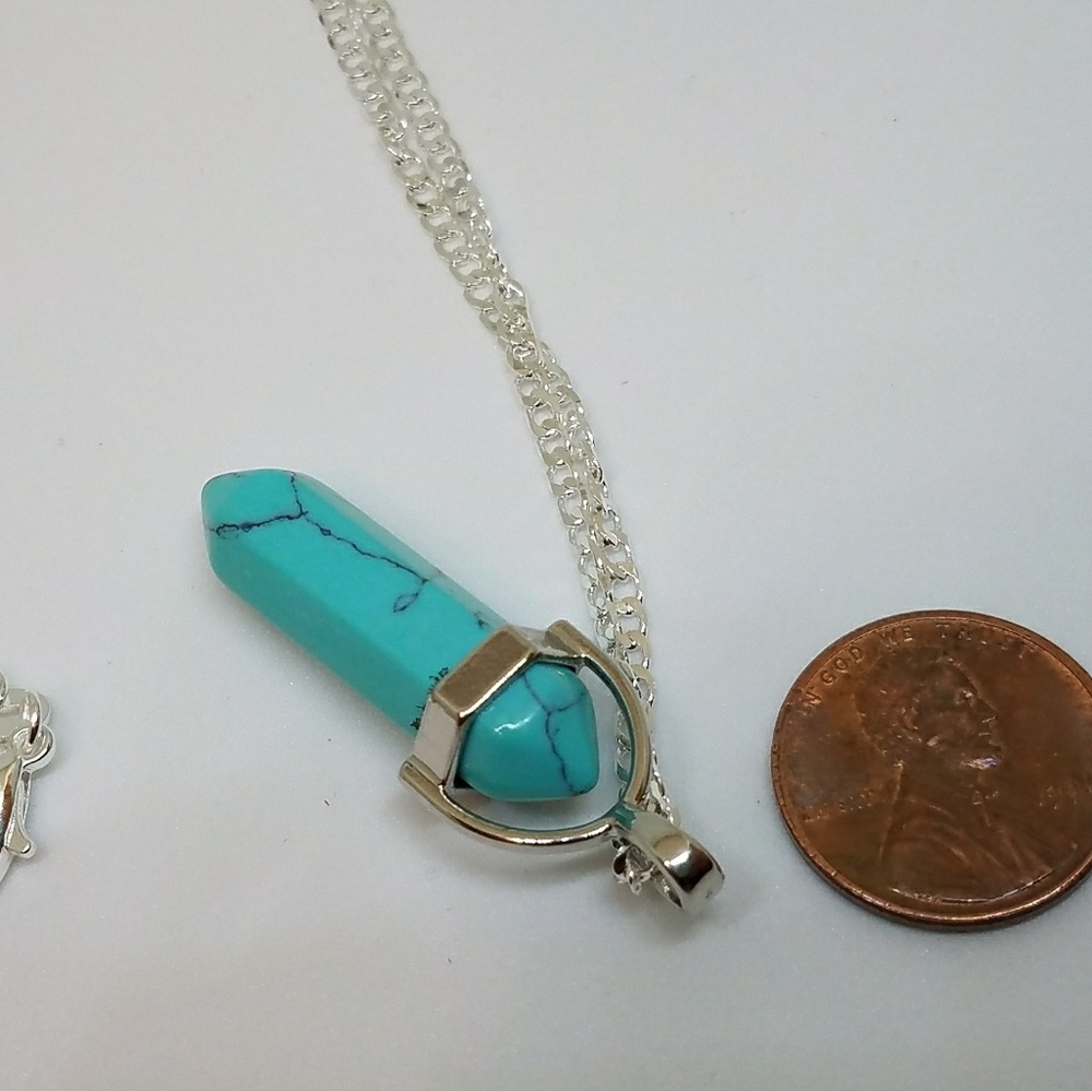 NWOT Natural Stone Necklace - Picture 6 of 6